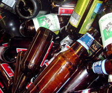 Recycling bottles